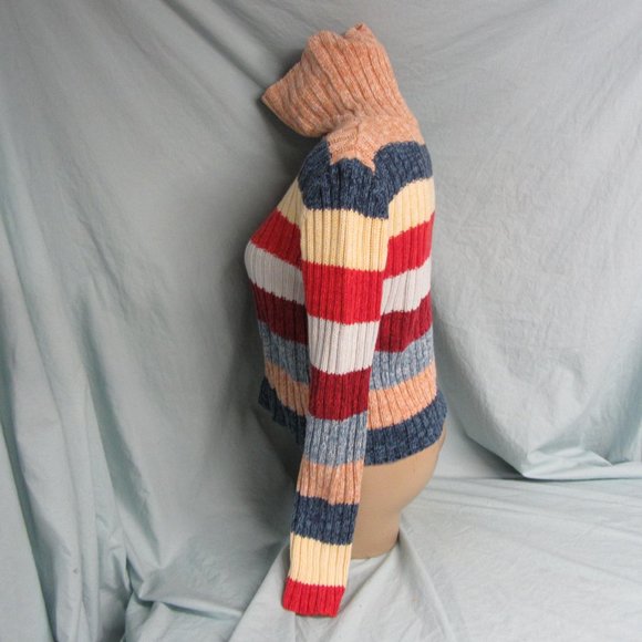 sweater M next era fun colorful stripes sz M (w1809) - Picture 4 of 6
